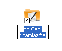 számlázó program - parancsikon átnevezés