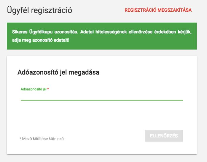 online számla regisztráció